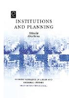 Jacket image for Institutions and Planning