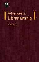 Jacket image for Advances in Librarianship