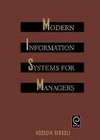 Jacket image for Modern Information Systems for Managers