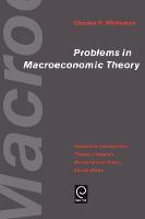 Jacket image for Problems in Macroeconomic Theory