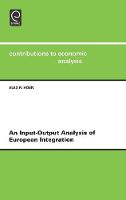 Jacket image for An Input-output Analysis of European Integration