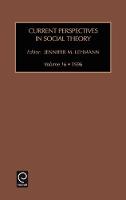 Jacket image for Current Perspectives in Social Theory