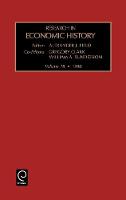 Jacket image for Research in Economic History