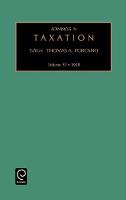 Jacket image for Advances in Taxation
