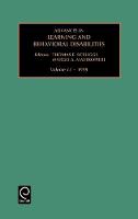 Jacket image for Advances in Learning and Behavioural Disabilities