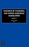 Jacket image for Research in Personnel and Human Resources Management