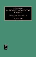 Jacket image for Advances in Qualitative Organization Research