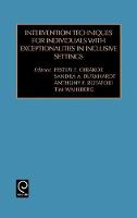 Jacket image for Intervention Techniques for Individuals with Exceptionalities in Inclusive Settings