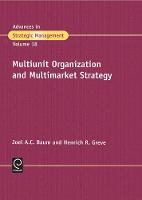 Jacket image for Multiunit Organization and Multimarket Strategy