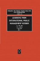 Jacket image for Learning from International Public Management Reform