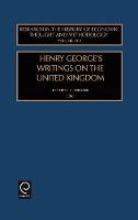 Jacket image for Henry George's Writing's on the United Kingdom