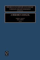 Jacket image for A Research Annual