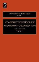Jacket image for Constructive Discourse and Human Organization v. 1
