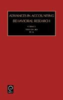 Jacket image for Advances in Accounting Behavioral Research Vol. 5