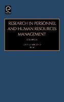 Jacket image for Research in Personnel and Human Resources Management