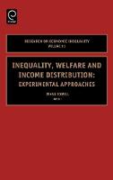 Jacket image for Inequality, Welfare and Income Distribution
