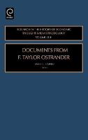 Jacket image for Documents from F. Taylor Ostrander