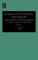 Jacket image for Research on Professional Responsibility and Ethics in Accounting