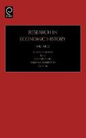 Jacket image for Research in Economic History