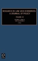 Jacket image for Research in Law and Economics