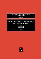 Jacket image for Comparative Public Administration