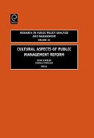 Jacket image for Cultural Aspects of Public Management Reform