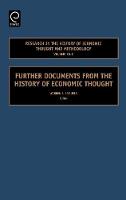 Jacket image for Further Documents from the History of Economic Thought