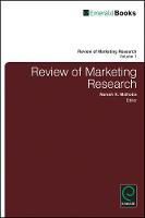 Jacket image for Review of Marketing Research v. 1