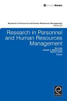 Jacket image for Research in Personnel and Human Resources Management