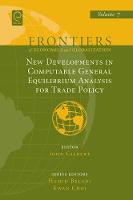 Jacket image for New Developments in Computable General Equilibrium Analysis for Trade Policy