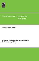 Jacket image for Islamic Economics and Finance