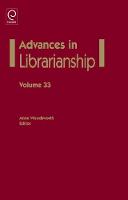Jacket image for Advances in Librarianship Vol. 33