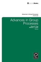 Jacket image for Advances in Group Processes Volume 28