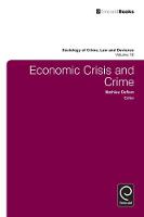 Jacket image for Economic Crisis and Crime
