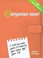 Organize Now! cover image