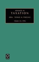 Jacket image for Advances in Taxation