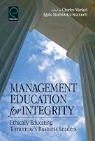 Jacket image for Management Education for Integrity