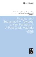 Jacket image for Finance and Sustainability