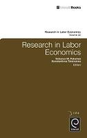 Jacket image for Research in Labor Economics Volume 33