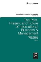 Jacket image for The Past, Present and Future of International Business and Management
