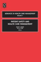 Jacket image for Patient Safety in Health Care Management