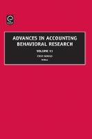 Jacket image for Advances in Accounting Behavioral Research