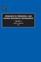 Jacket image for Research in Personnel and Human Resources Management