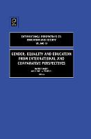 Jacket image for Gender, Equality and Education from International and Comparative Perspectives