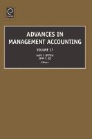 Jacket image for Advances in Management Accounting