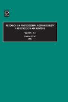 Jacket image for Research on Professional Responsibility and Ethics in Accounting