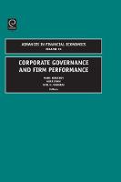 Jacket image for Corporate Governance and Firm Performance
