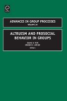 Jacket image for Altruism and Prosocial Behavior in Groups