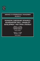 Jacket image for Managing Subsidiary Dynamics