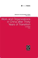 Jacket image for Work and Organizations in China After Thirty Years of Transition